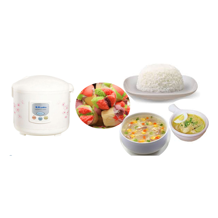 Miyako Rice Cooker Magic Warmer Plus 1.8 Liter - MCM706